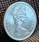 1966 Canada Silver Half Dollar - KM# 63 - Fineness .80 - AU Condition