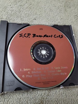 Insane Clown Posse ICP Bass-Ment Cuts CD 2001 Psychopathic No Cover Tested