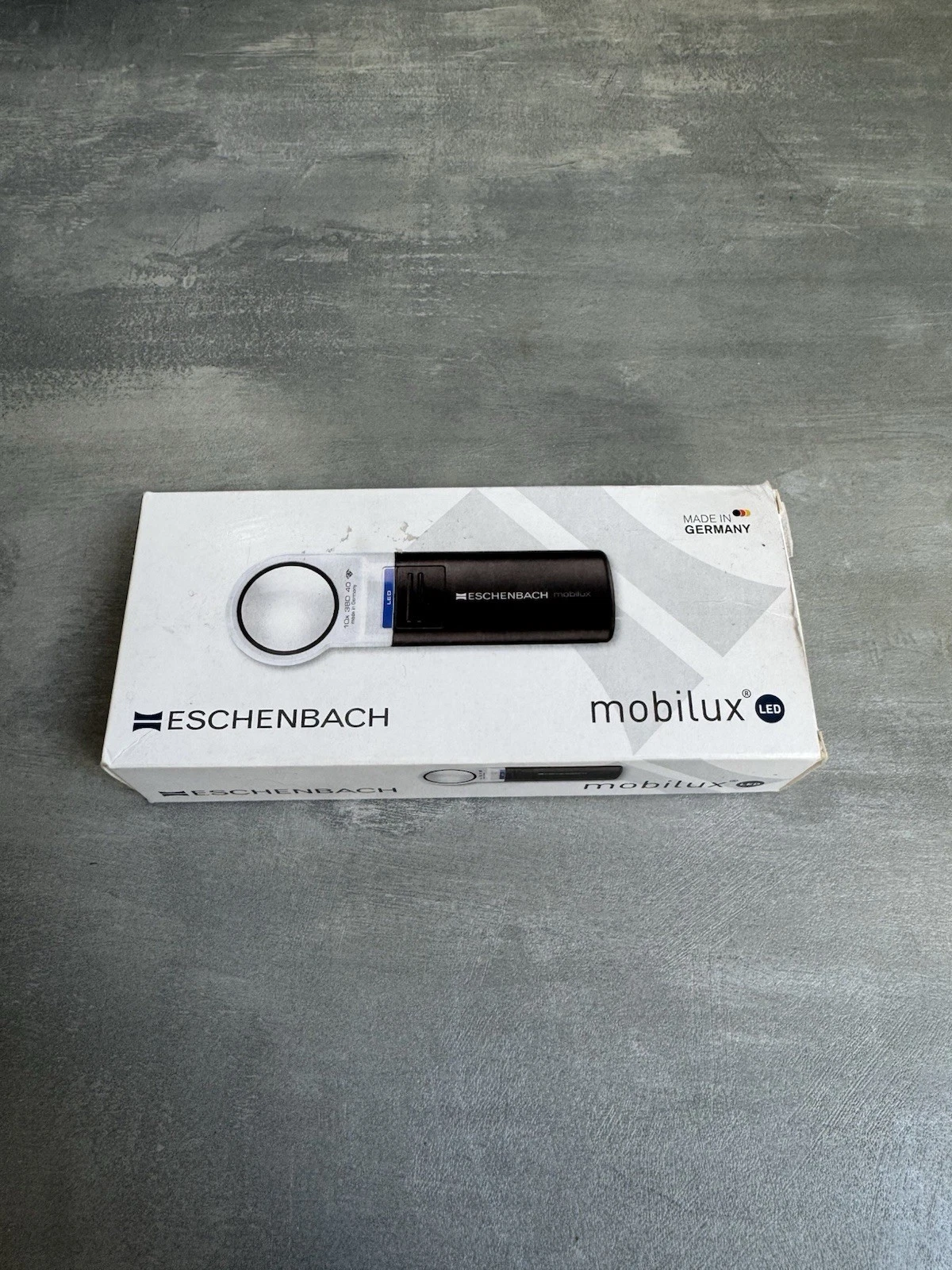 Eschenbach Mobilux LED Handheld Magnifier  Low Vision Reading Aid 50D 12.5x 9