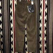 Lee Riveted Corduroy Pants VTG NOS 90s Corduroy Women s Sz 10 Brown Corduroy