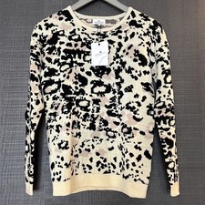 LITTLE REMIX -NWT- Charlotte Eskildsen  Wool Animal Print Sweater  16      