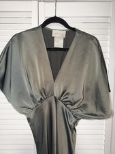 BHLDN Anthropologie Women's Leila V-Neck Butterfly Sleeve Dress Size 8