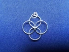 GRANDMA GRABE'S BEAUTIFUL VINTAGE STERLING SILVER RINGS .5G PENDANT