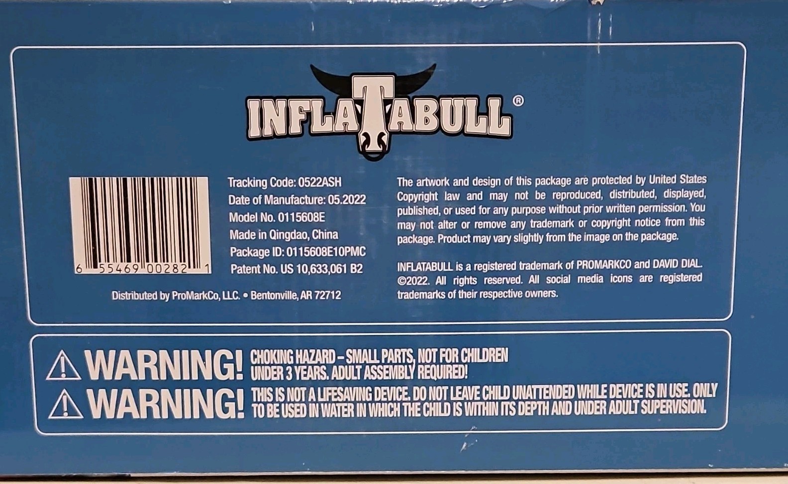 INFLATABULL Inflatable Bull Ride-On Pool Float, Durable Vinyl, 5 Handles