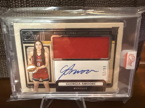 Georgia Amoore 2025 Panini One And One🔥Rookie Patch Auto /99🔥Mystics