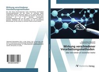 Bavaneethan Yokananth (U. A.) | Wirkung Verschiedener Verarbeitungsmethoden
