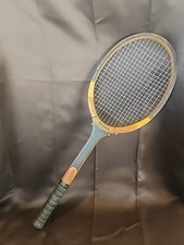 Vintage Wooden Tennis Racket with 'Advantage' Branding 4 1/2