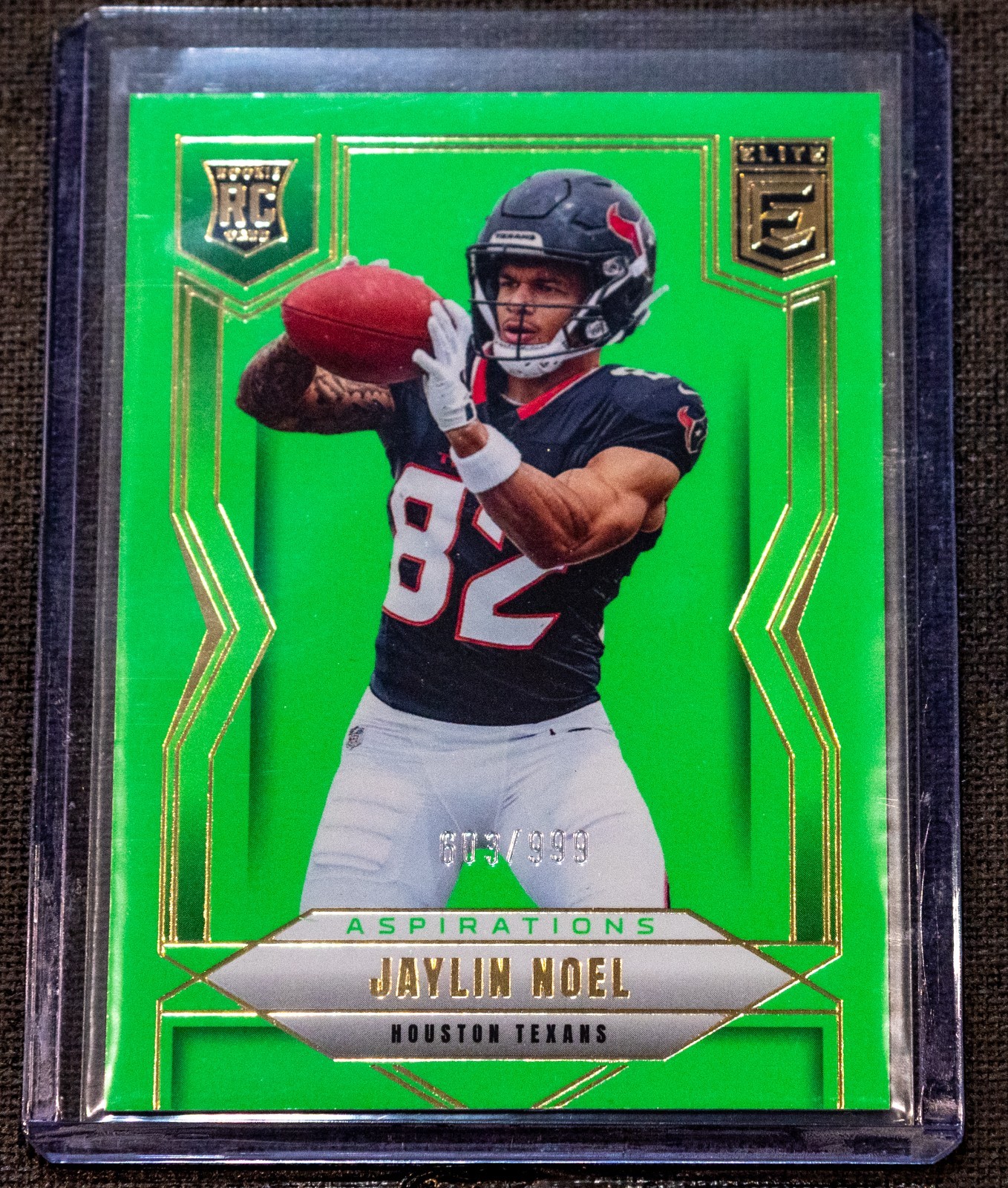 2025 Panini Donruss Elite - Rookies Jaylin Noel #135 Aspirations Lime Green /999