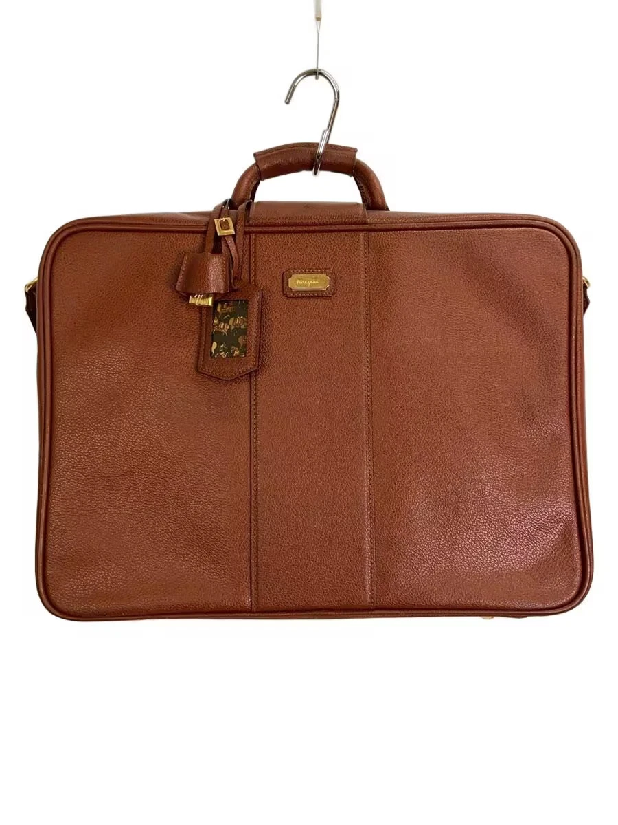 Salvatore Ferragamo Leather Brown Bags for Men for sale | eBay