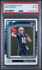 2024 PANINI DONRUSS OPTIC #229 DRAKE MAYE ROOKIE RC PSA 4