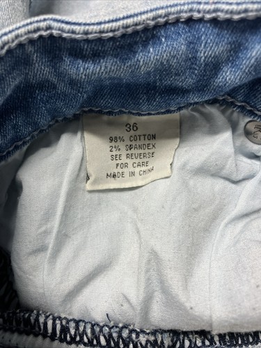 Jeans denim uomo chilogrammo blu moto biker distrutto invecchiato grunge tg 36x31 - Foto 9 di 12