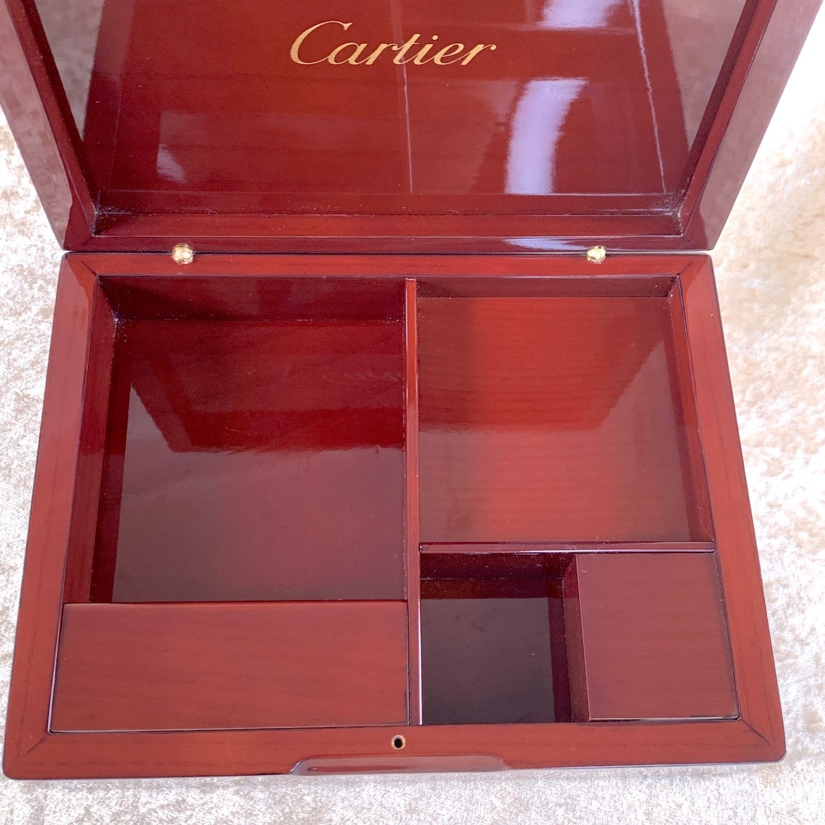 新品未使用　希少Cartier Wood box Anthracite Grey 新品未使用 希少Cartier Wood box Anthracite Grey Cartier Decor C