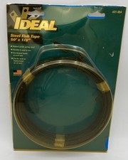 50' IDEAL Steel Fish Tape # 31-004 Replacement For 31-033.  1/8" x 50ft NOS USA