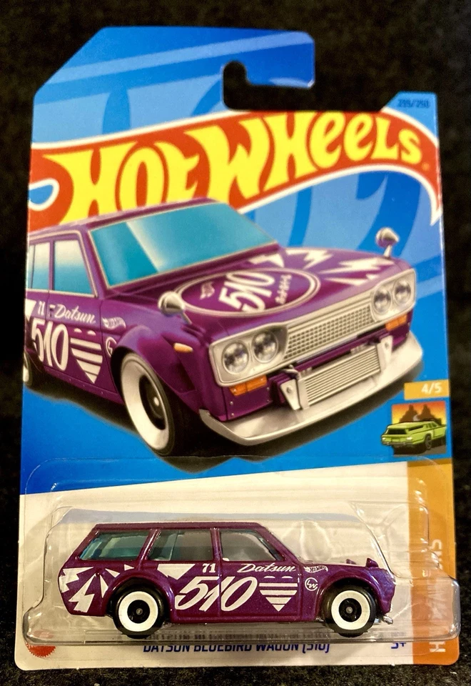 Hot Wheels 2023 Super Treasure Hunt Datsun Bluebird 510 vagón MIP BONOS GRATIS⭐️ Foto 2 de 3