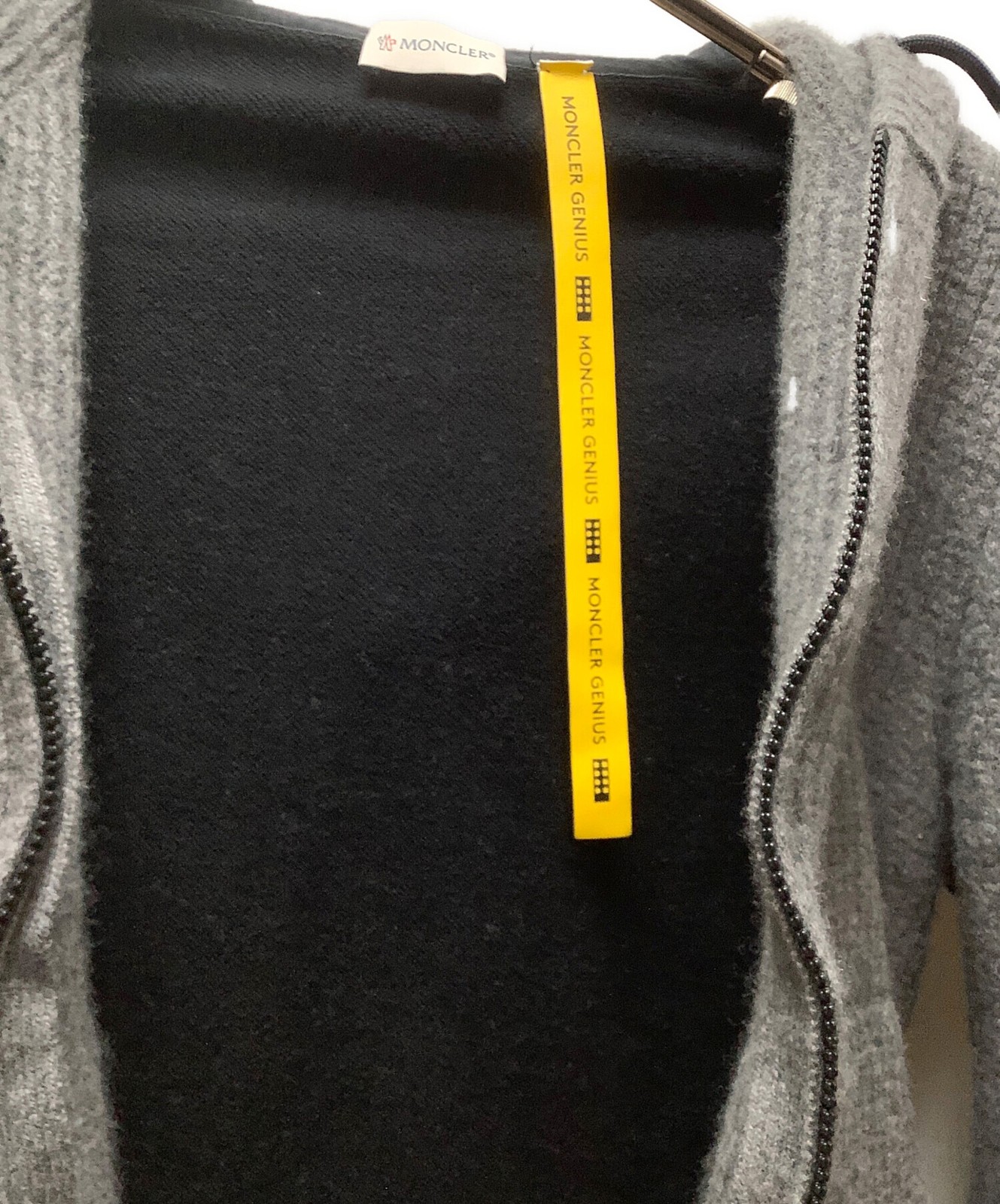 MONCLER GENIUS Hoodie/ Gray x Black/ Size: M thumbnail 9