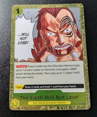 One Piece CCG The Earth Will Not Lose Two Legends R Foil Card OP08-115 NM