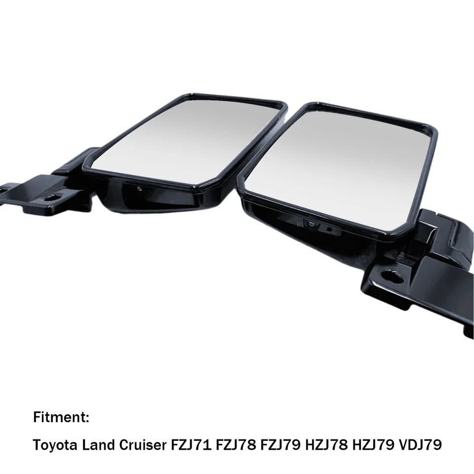 Pair LH RH Side Mirror for Land Cruiser Toyota VDJ78 VDJ79 FJ70 76