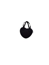 Heart Shape Black Children  s Purse