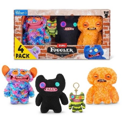 Fuggler Ugly Monsters 4 Pack 2025 Walmart Exclusive 4 Pack Plush