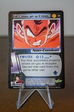 2000 Score DBZ CCG - Fall 7 times, get up 8 times - Saiyan Saga #30 Unlimited NM