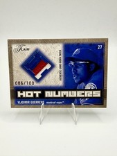 2003 Flair Diamond Cuts Vladimir Guerrero Gold /100 3 COLOR PATCH 🔥  #DCG-VG