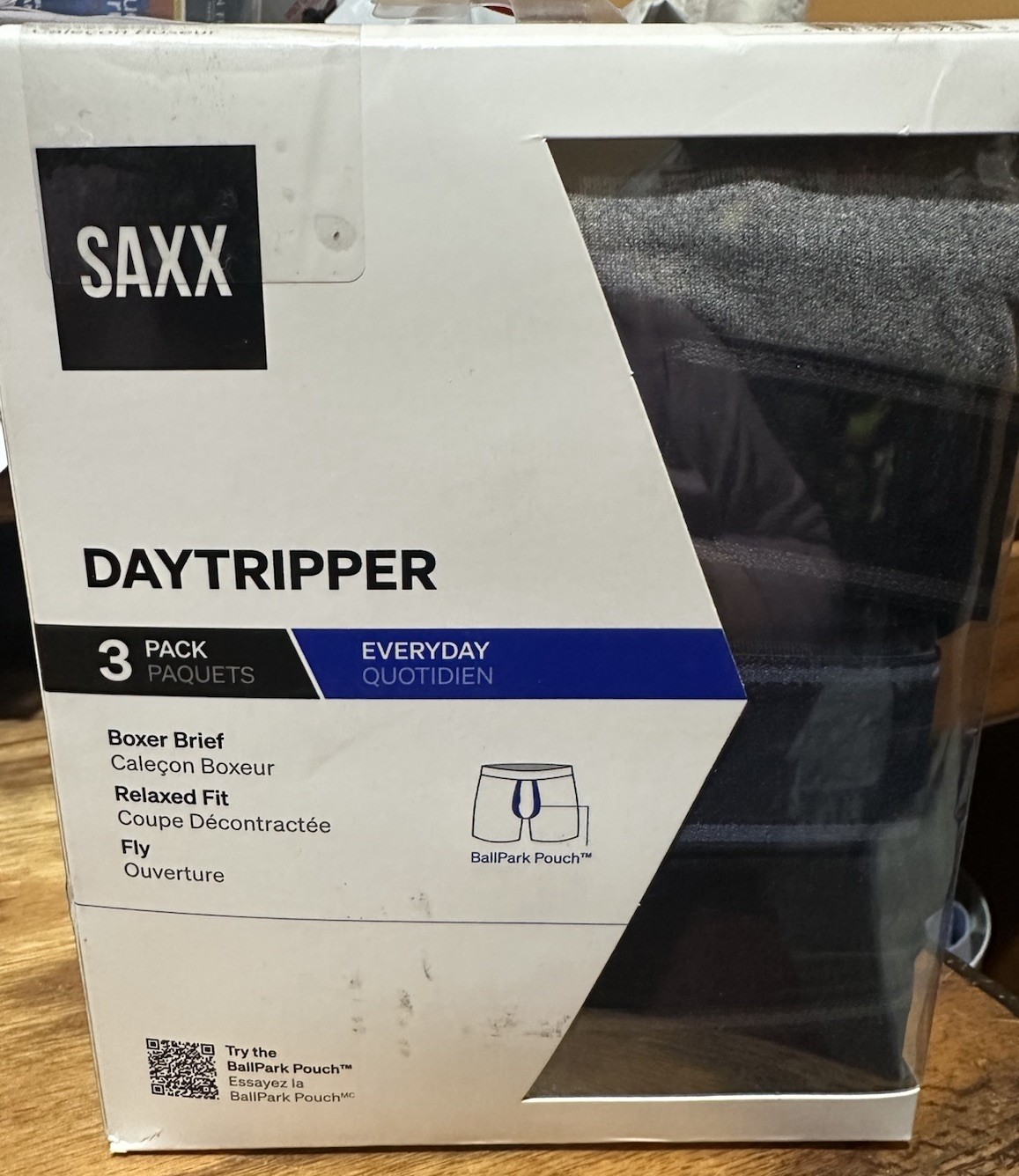 Paquete de 3 ropa interior SAX Daytripper para hombre 4XL grande alta nueva con etiquetas
