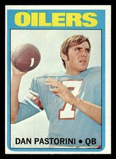 1972 Topps #156 Dan Pastorini - VGEX-EX *TedsCardShack*