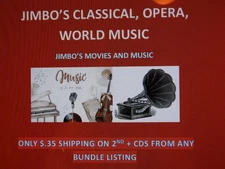 CLASSICAL, OPERA, WORLD  MUSIC (CD) 40% OFF - COMBINED SHIPPING
