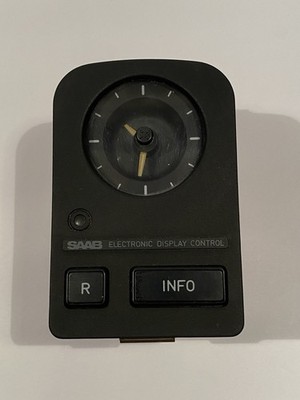 1985-1998 Saab 9000 Clock Electronic Display Control Dash *See Pics*