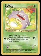 koffing pokemon card 1995 VINTAGE Pokmon TCG Base Set 1st Edition 51/102 CGC 10 Italian Away Bomb Once during your turn (before your attack) Koffing 1995 Pokemon Trading Card.