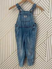 OshKosh B'gosh vintage 100 Cotton Vestbak Overall Denim Jeans overalls 4T