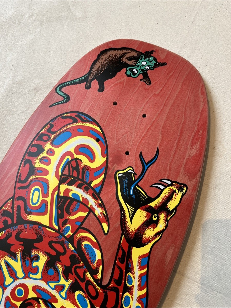 Santa Cruz Jeff Kendall Snake Skateboard 80s Deck Reissue 2022 | eBay