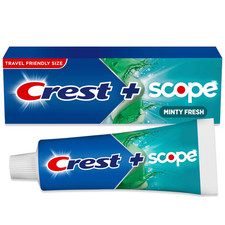 Crest Scope Whitening Fluoride Toothpaste Mint 2.7oz Travel Size