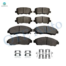 Set of 8 Front-Rear Ceramic Brake Pad Kit For 2009-2011 Honda Pilot