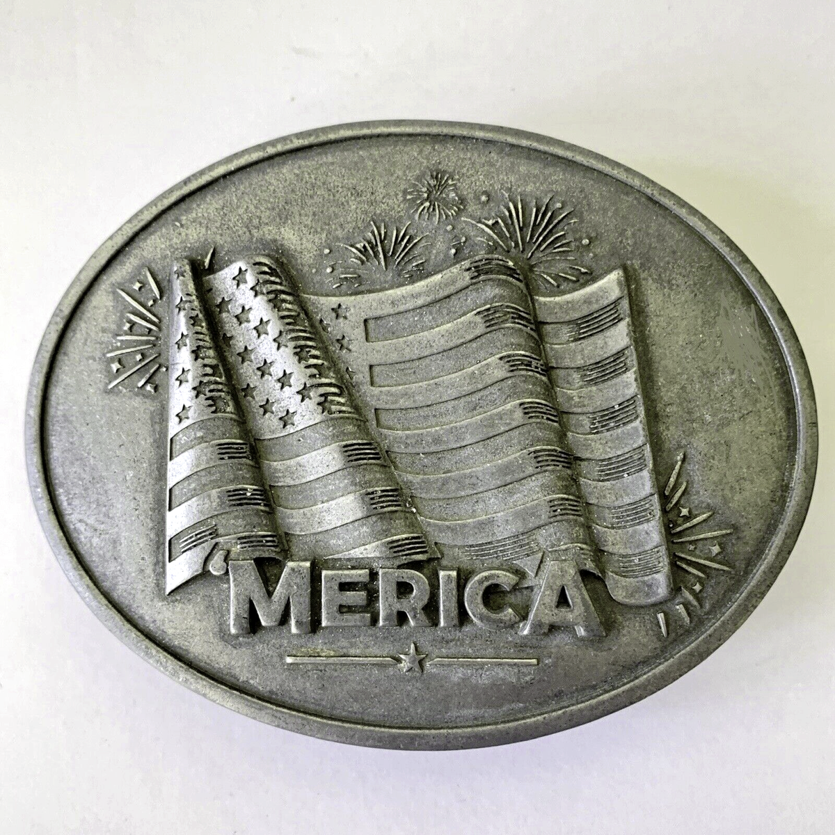 Bev Buckle 'Merica Beer Can Bottle Drink Holder Hands Free Retractable