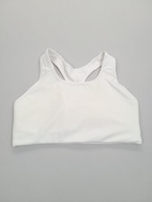 Nike Bra Womens Large White DriFit Sports Bra Training Athletic Ladies