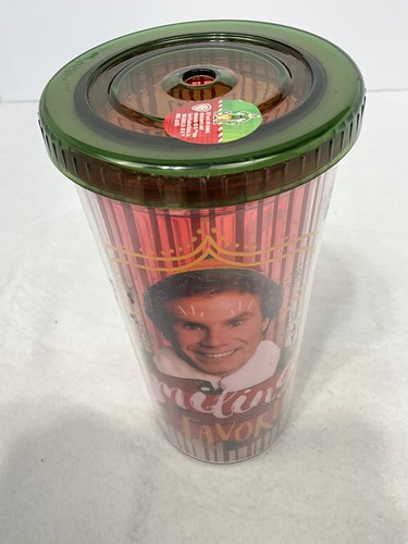 Buddy The Elf SMILING IS MY FAVORITE 20oz Travel Tumbler Cup NO STRAW Scratches - 第 3/14 張圖片