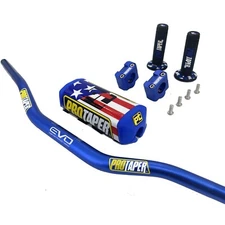 ProTaper Handle Bike Fat Bar Handlebars  1 1/8'' Grips Pad Motorcycle Bars