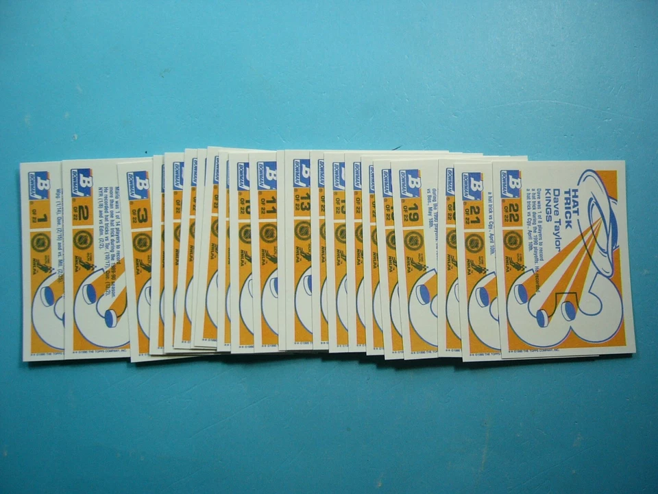 JUEGO 22 TARJETAS DE HOCKEY BOWMAN TIFFANY NHL 1990/91 INSERTADAS CASI NUEVAS AFILADAS!! MARIO LEMIEUX Foto 2 de 4