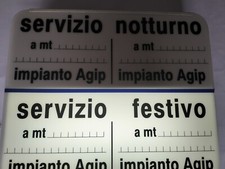 Agip Insegna luminosa Pompa benzina, rifornimento benzinaio AGIP  Cassonata