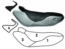 Custom Blacktip Kawasaki Seat Cover 1999-2005 ULTRA 150 2001-2004 ULTRA 130