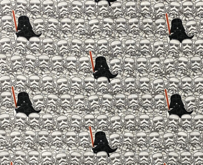 NEW!Storm Trooper Darth Vader Star Wars Disney Cotton Fabric FAT