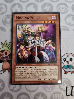 Missing Force ABYR-EN038 Yu-Gi-Oh! Light Play 1st Edition