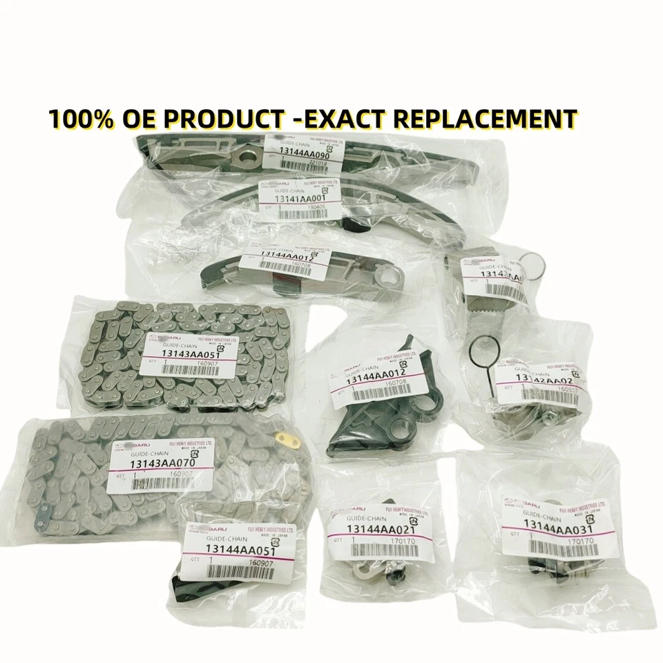 FOR Timing Chain Kits SUBARU LEGACY OUTBACK B9 TRIBECA EZ30 EZ30D 3.0L H6 06-09 Foto 3 de 4