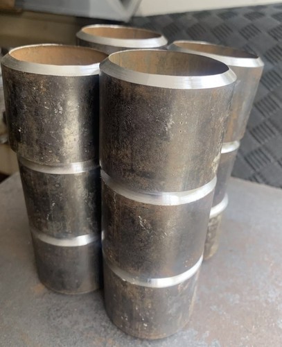 Weld COUPONSs, samples Pipe Beveled coupons5 2" x 2" +/-1/8" x 1/4" 8 PAIRS - Picture 5 of 12