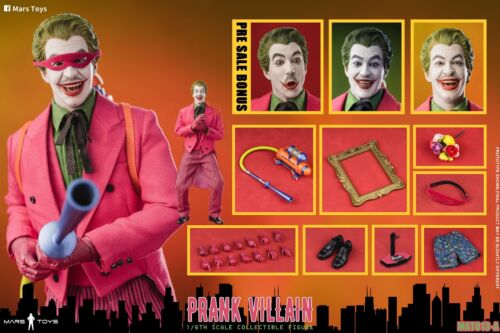 Figura de acción masculina coleccionable Mars Toys MAT013A 1/6 Broma villano de 12" modelo juguete - Imagen 2 de 20