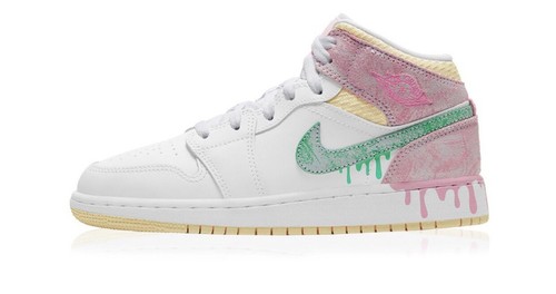 nike air jordan 1 mid se paint drip