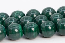 11MM Genuine Natural Green Malachite Beads Grade A Round Gemstone Loose Beads