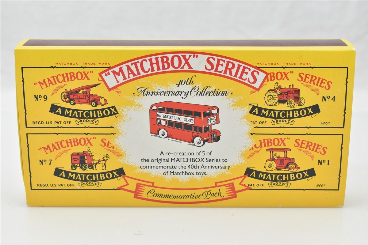 Matchbox40周年記念セット Matchbox Commemorative Pack 40th Anniversary Set of 5 G-1 | eBay