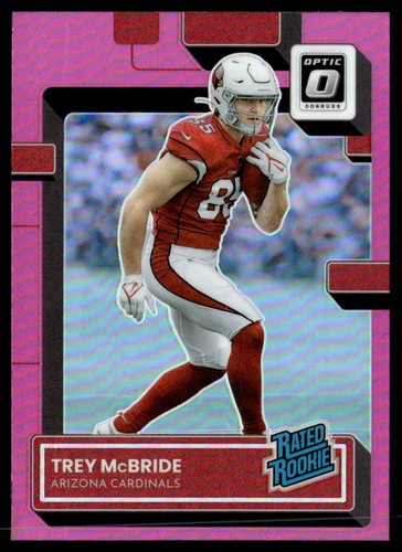 2022 Optic Pink Holo Trey McBride Rookie Arizona Cardinals #237 | eBay